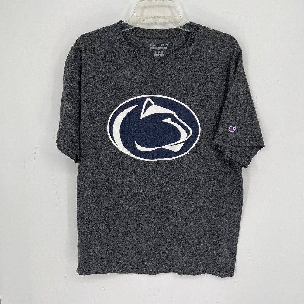 Champion Men's Gray Penn State Nittany Lions Graphic Short Sleeve T-Shirt Size L